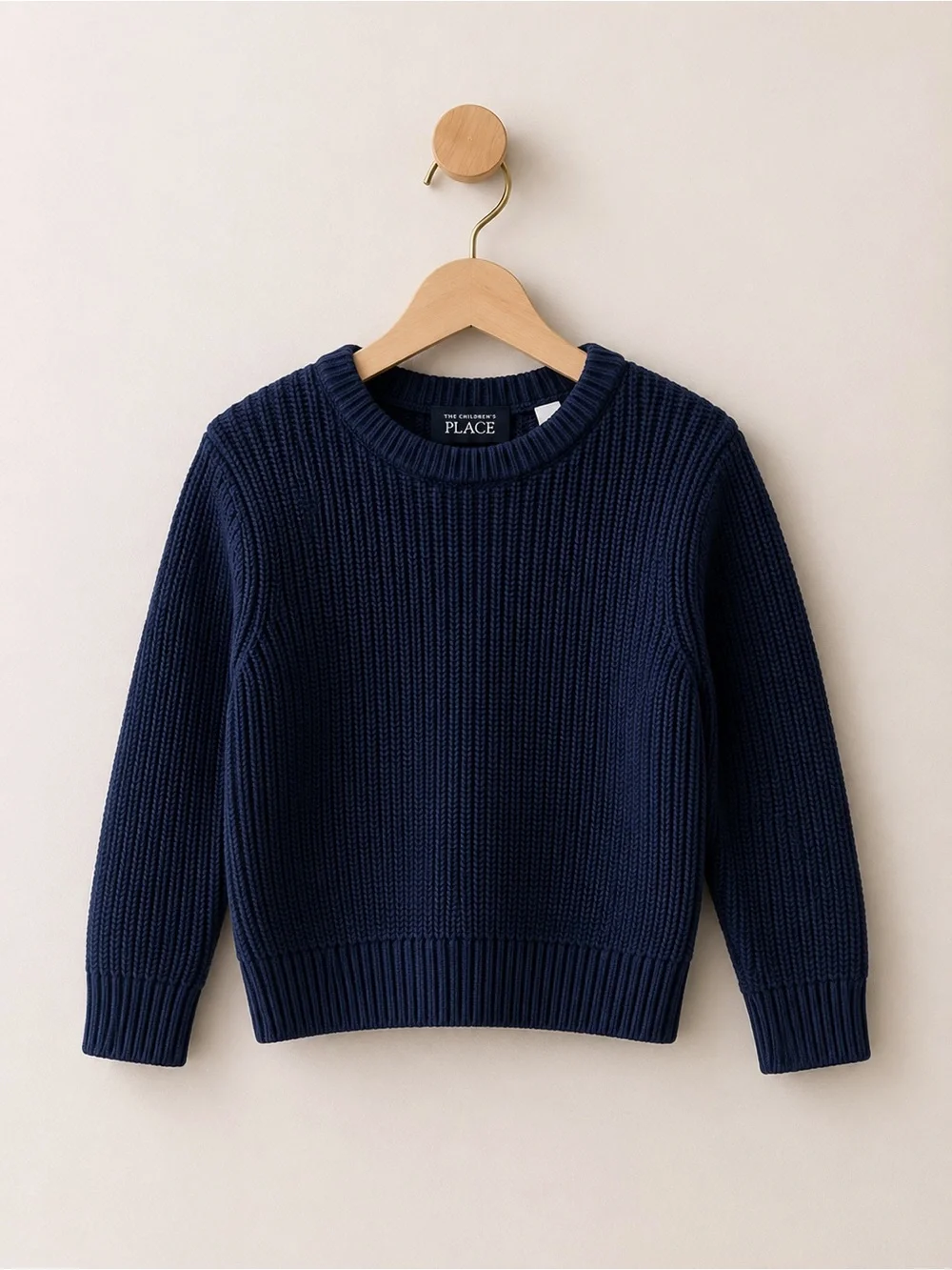 Bundle The Children's Place Crewneck Sweaters in Navy & Red-Size 2T